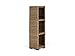 Produktbild massivum Regal Yavan 31x110x31 cm Kubu-Rattan grau lackiert
