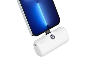 iWALK Portable Charger 4800mAh Power Bank Small and Cute Battery Pack Fast Charging power bank Compatible with iPhone 14/14 Plus/14 Pro/14 Pro Max/13/12/11 /XS/XR/X/8/7/6/Plus and More,White