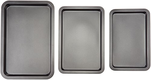 AmazonBasics Backblech-Set, 3-teilig - 3