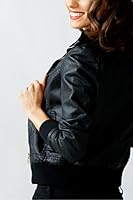 Bestyledberlin Damen Jacken, Kunstleder ...