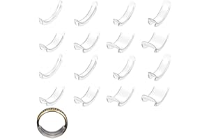 QTTRPCU 16 Stück Ring zu Groß Ringeinlage, Ring Verkleinerung Unsichtbar Adjuster, Ringverkleinerer