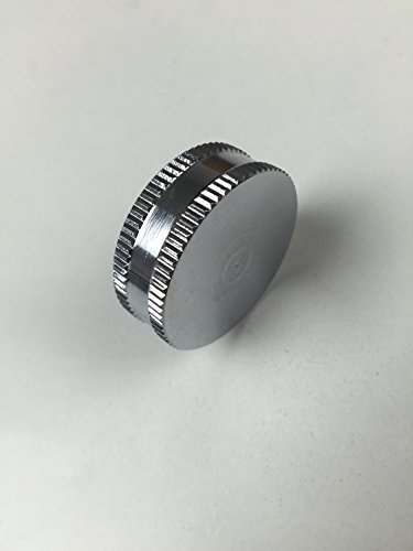 Endkappe gerändelt 3/4" IG Chrom/Messing