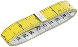150cm/60 "longitud Prym 282102 - Cinta métrica con escala en centímetros y en pulgadas, color amarillo