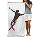 Produktbild jingqi Multi-Purpose Beach Towel Free Roller-Skating Polyester Bath Sheets Towels Family Bathroom,Hotel,Swimming Pool,Gym Quick Dry Strong Water Absorption,Eco-Friendly 31.5X51.2 Inch