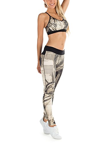 Winshape Damen Functional Power Shape Tights Leggings „Push-up“ PUL101, New York, Winshape Slim Style Fitness Freizeit Sport Yoga Workout - 9