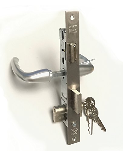 Preisvergleich Produktbild Rohrrahmenschloss 72 Dorn 30 mm Stulp Edelstahl 24x245