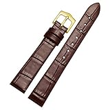 7mm echten Leder-Uhrenarmband-Bügel-Armband-Armband-Replacement für Frauen Brown