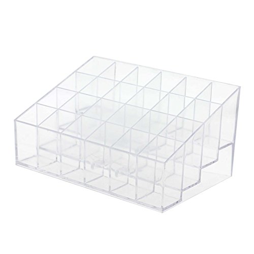 HuntGold 1 x 24 Steckplätze Transparent Schmuck Lippenstift-Lagerung Halterung Aufbewahrung - 7