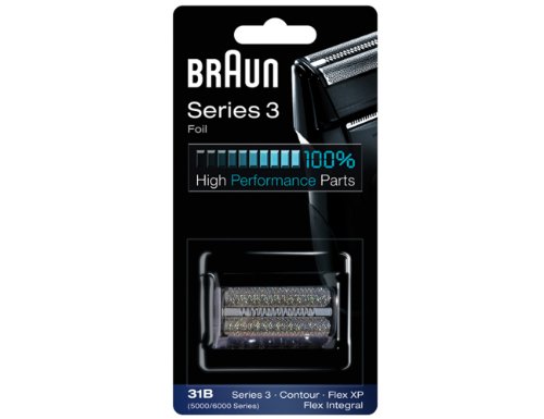 Braun 31B Replacement Foil and Cutter Cassette Multi Black BLS Foil (Cutter not included )