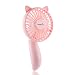 Produktbild Easehold Handventilator Mini Electric Silent Fan paßt die Geschwindigkeit Batterie Taschen-Baby-Fan Fan unter Verwendung von Lithium-Ionen-Akku und USB-tragbare einfach Rosa