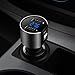 Produktbild Bluetooth FM Transmitter, Aupolo kabellos Auto Bluetooth-Sender Radio Adapter MP3 Player Hände gratis Auto Kit Mit 5V 2.4A Dual USB-Port, unterstützt MP3 U-Disk-für iPhone Samsung HTC