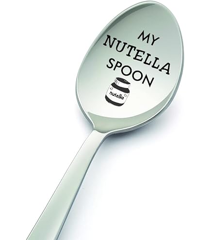 Nutella Spoon Personalsed Long Spoon For Chocolate Cream Valentnes