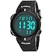 Produktbild HECAREN Watch  elektronische Outdoor Sports Multifunktions-Trend Screen Fashion Herrenuhr (Schwarz)