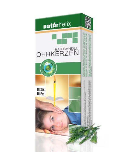 Preisvergleich Produktbild Ohrkerzen Naturhelix 10 Stück (Teebaum)