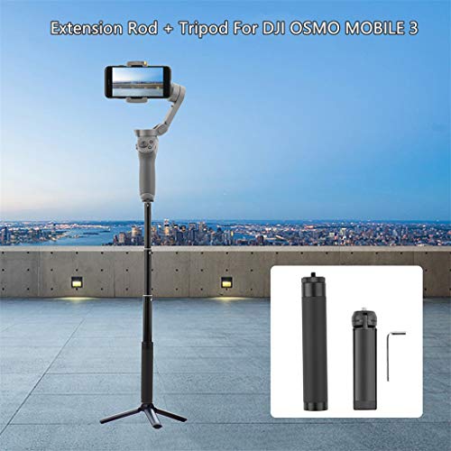 Sansee Verlängerung Selfie Stick Stativ für DJI Osmo Mobile 3, Verlängerung Handgriff Stativ mit 1/4 Schraube, Extension Rod Selfie-Stangen für DJI Osmo Mobile 3 Gimbal Stabilisator