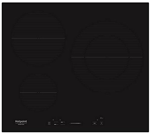 examen HOTPOINT - Table de cuisson à induction 60cm 3 feux 7000w noir - IKIS630LDF