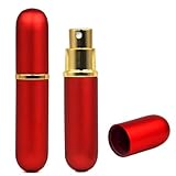 Outdoortips Easy Refill Travel Perfume Atomizer Spray Bottle Refillable Atomizer- Red