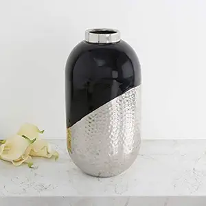 Home Centre Galaxy Dual-Tone Hammered Vase