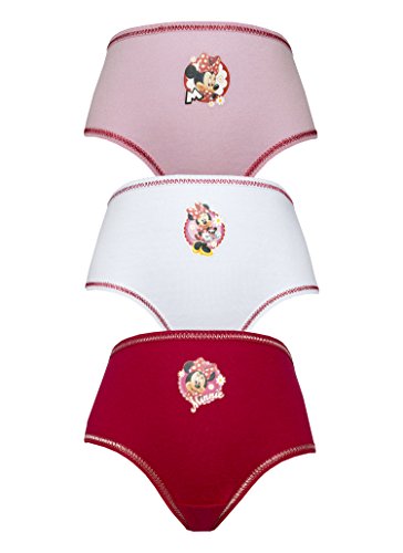 Disney Minnie Mouse 3 Girls Pants / Knickers - Pink - 3-4 Years