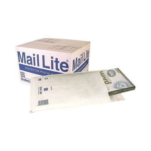 7 X (100 Pack) D/1 D1 - 180 x 260mm Sealed Air Mail Lite White Padded Envelope Mail Postal Bags (DVD Size) [Equivalent to Jiffy JL1 / Featherpost size D]