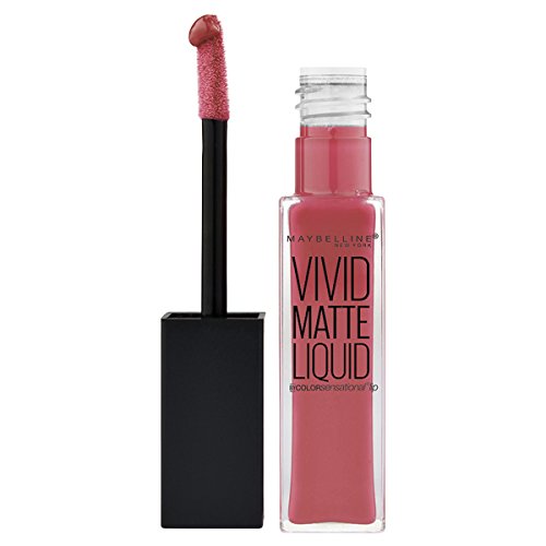 Maybelline New York Color Sensational Vivid Matte Liquid, 5 nude flush, 1er Pack (1 x 8 ml)