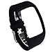 Produktbild Greatfine Ersatzarmband Fitness Tracker Uhrenarmband Handgelenk Bügel Armband für Samsung Galaxy Gear S SM-R750 Smartwatch (Black)