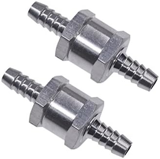 JRL 2x One Way Non Return 8mm 5/16 Inch Fuel Check Valve For Gas Diesel Low Pressure