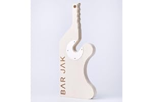 Bar Jak - The Original Deadlift Barbell Jack/Deadlift Jack, Compatible with all Olympic Weight Plates and Barbell Plates, Use On Deadlift Platform, Weightlifting Accessories