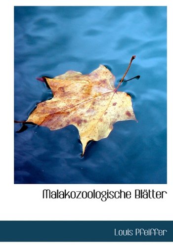 Malakozoologische Bl Tter