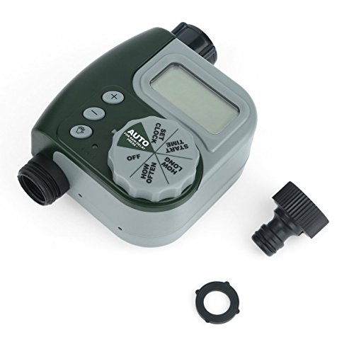 Preisvergleich Produktbild Dailyinshop Automatische LCD-Display Digital Garten Bewässerungssteuerung DIY Wasserhahn Timer (Farbe: grün & weiß)
