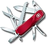 Farbe: rot Victorinox Taschenmesser Evolution 18 (15 Funktionen, Ergonomisch, Klinge, Nagelfeile) rot