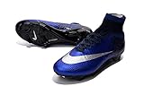 Größe: 39-45 yurmery Schuhe Herren Mercurial superfly CR7 FG Fußball Fußball Stiefel 54 königsblau