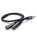 Price comparison product image Uplink - 0.15 m audio jack Y adapter | Custom-fit solid metal plug | Audio 3.5mm jack plug (3-pole) for 2 x 3.5mm jack sockets | HQ Premium Series