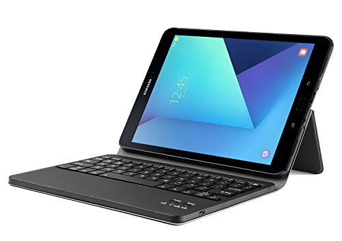 iBetter Samsung Galaxy Tab S3 9.7 Bluetooth Tastatur Hülle Keyboard Case [QWERTZ Tastatur]-tastatur Hülle Ultradünn leicht SmartShell Ständer Schutzhülle mit magnetisch abnehmbar drahtloser Bluetooth Tastatur für Samsung Galaxy Tab S3 9.7 Tablet (SM-T820 / T825 2017 Modell) (Schwarz) - 7