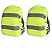 Produktbild havalime 2er Set Regenschutz Rucksack Schulranzen Regenhülle - 54x34 cm Schutzhülle für Ranzen reflektierend wasserabweisend - Regenschutzhülle