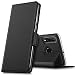 Produktbild GEEMAI für Huawei P30 lite Hülle, Flip Hülle Wallet Stylish mit Standfunktion und Magnetisch PUtasche Schutzhülle handyhüllen passt für Huawei P30 lite Smartphone, Schwarz