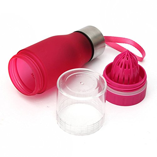 OUTERDO 650ml Sports Früchte Trinkflasche Obst Getränk Infusion Wasserflasche 7 Farben - 6