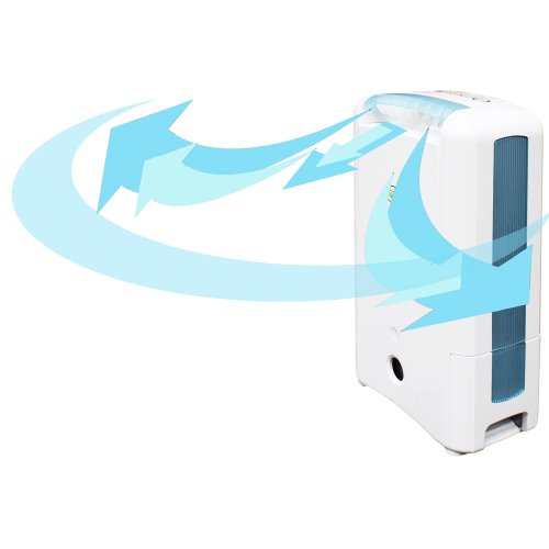 EcoAir Luftentfeuchter Trockenmittel MK5 Classic mit Ionisator und Silber Filter – 7 L / Tag, weiß, DD122EE-CLASSIC - 9