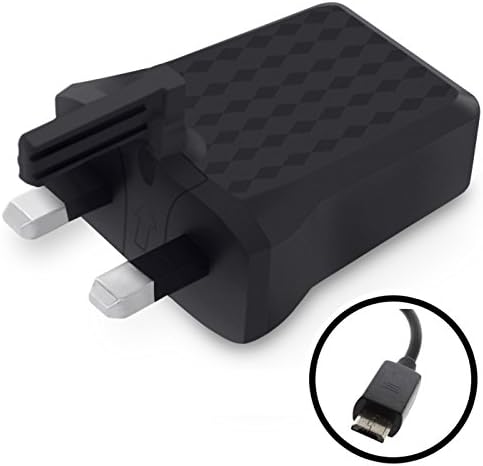Original Vida IT UK USB 3-Pin Wall Charger For Nokia - Lumia 520 1020 930 730 1520 830 525 620 635 630 Dual SIM Mobile Phone Smartphone - 1 Metre Micro USB Cable - CE/RoHS - Short Circuit/Over Current Protection