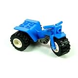 LEGO City - 1 Trike Motorrad blau mit weissen Rädern Bike 30187c06