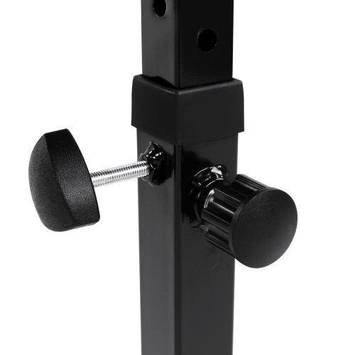 Physionics Fitness Flachbank Hantelbank Trainingsbank Höhenverstellbar - 5