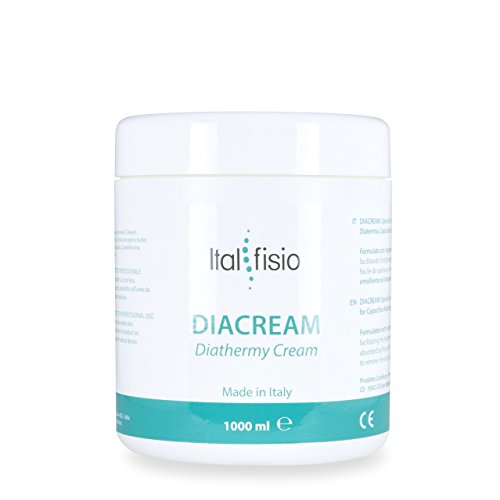 DIACREAM by Italfisio - Crema conductiva para Radiofrecuencia, Tecar y Diatermia - 1000 ML
