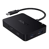 AUKEY Hub USB C 4 Porte USB 3.0, HDMI ( 4K ), 100W USB C di Carica ( Power Delivery ) Adattatore Multi-Porta Type C per MacBook Pro 2016 / 2017, iMac 2017, Chromebook Pixel, Samsung S8 ecc.