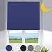 Produktbild Mammut Verdunkelungsrollo mit Hitzeschutz | lichtundurchlässig | Klemmfix ohne Bohren | Fensterrollo in Blau | Rollo für Fenster in vielen Größen (80 cm breit und 150 cm lang)