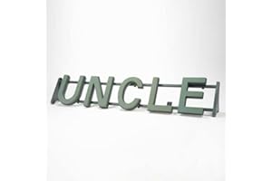 FSUK Uncle Plastic Backed Letter Frame - Wet Foam - Val Spicer - LARGE ITEM
