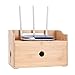 Produktbild LonVe Kabel-Management-Box, Holzkabel ordentlich Box Organizer Draht Kabel Manager Box für Schreibtisch, TV, PC, Heim und Büro, 30 * 18 * 20 cm