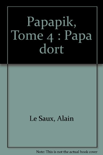 couverture de : Papa dort