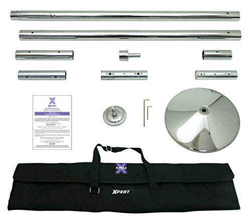 X Pole XPert 45mm Chrome – Static And Spinning – Professional Pole Dancing Kit - 5