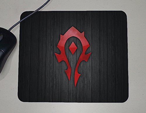 Horde Emblem - World of Warcraft - Blizzard - Novelty Gift - Custom Name Mouse Pad