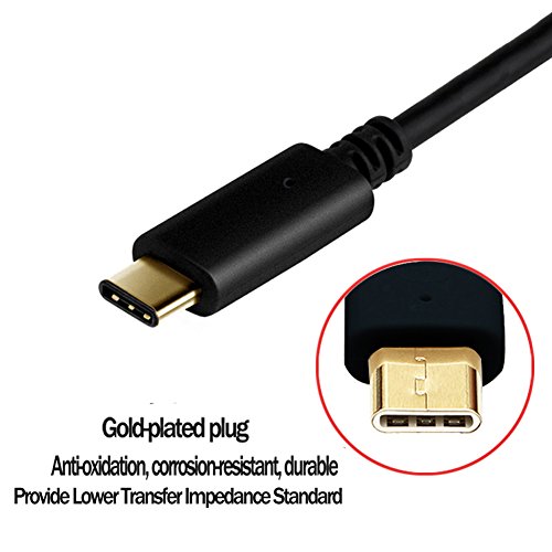 USB Type C, VANDESAIL® 3.1 USB C Kabel mit Hochwertiges Goldstecker für New Macbook 12 inch, Oneplus 2, Nokia N1 Tablet, Google ChromeBook Pixel und weitere - 2
